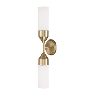 Devon Two Light Wall Sconce in Matte Brass (65|652421MA)