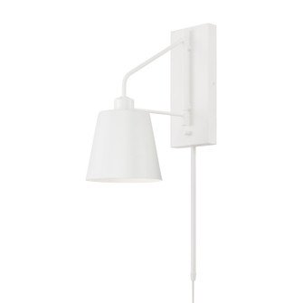 Alden One Light Wall Sconce in Matte White (65|651311WE)