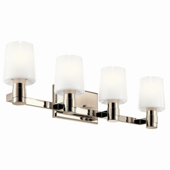 Adani Four Light Vanity in Polished Nickel (12|55177PN)