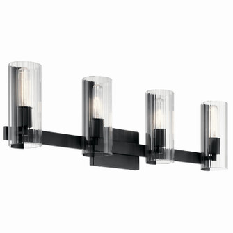 Jemsa Four Light Vanity in Black (12|55169BK)