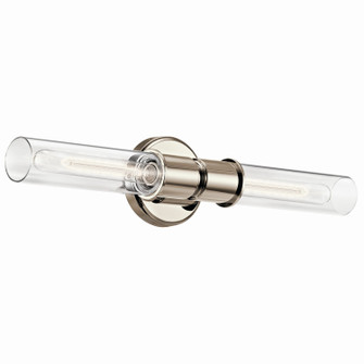 Aviv Two Light Wall Sconce in Polished Nickel (12|52654PN)