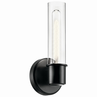 Aviv One Light Wall Sconce in Black (12|52653BK)