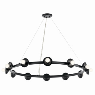 Palta 12 Light Chandelier in Black (12|52643BK)