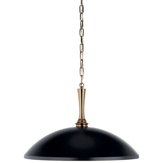 Delarosa One Light Pendant in Black (12|52638BK)
