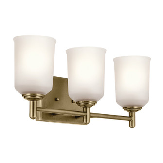 Shailene Three Light Bath in Natural Brass (12|45574NBR)