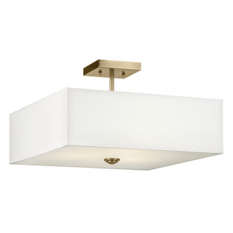 Shailene Three Light Semi Flush Mount in Natural Brass (12|43693NBR)