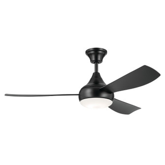 Ample 54''Ceiling Fan in Satin Black (12|310354SBK)