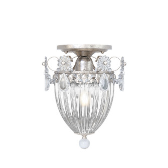 Bagatelle One Light Semi-Flush Mount in Antique Silver (53|1239-48S)