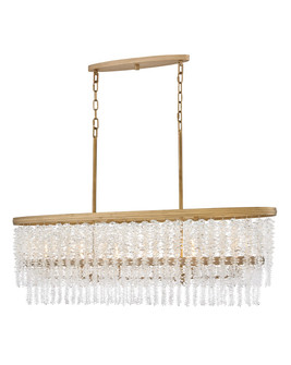 Rubina LED Linear Pendant in Burnished Gold (138|FR41496BNG)