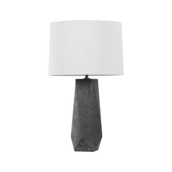 Coronado One Light Table Lamp in Patina Brass/Ceramic Ash Black (67|PTL1129-PBR/CHB)