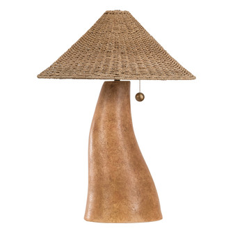 Seyla One Light Table Lamp in Patina Brass/Ceramic Ancient Terracotta (67|PTL1128-PBR/CAT)