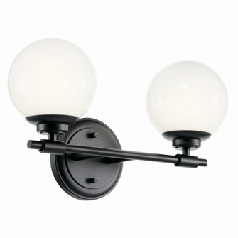 Benno Two Light Vanity in Black (12|55171BK)
