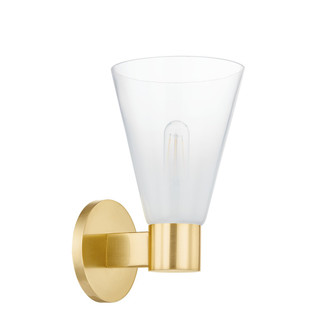 Alma One Light Wall Sconce in Aged Brass (428|H838101-AGB)