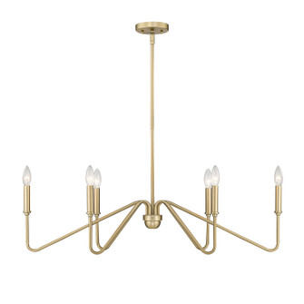 Kennedy BCB Six Light Linear Pendant in Brushed Champagne Bronze (62|3690-LP BCB)