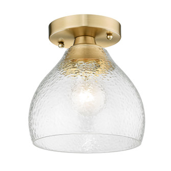 Ariella One Light Semi-Flush Mount in Brushed Champagne Brass (62|1094-SF BCB-HCG)