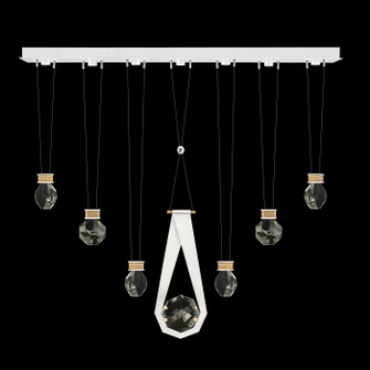 Aria LED Linear Pendant in White/Gold Accents (48|100007-2-2444444)