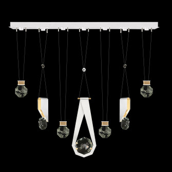 Aria LED Linear Pendant in White/Gold Accents (48|100007-2-1124444)