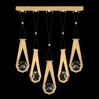Aria LED Linear Pendant in Brushed Gold (48|100006-5-22222)
