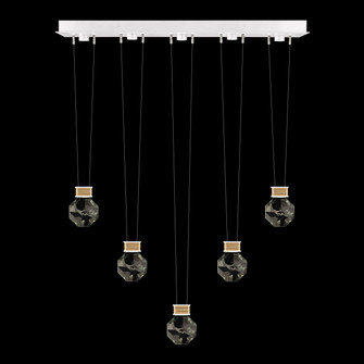 Aria LED Linear Pendant in White/Gold Accents (48|100006-2-44444)