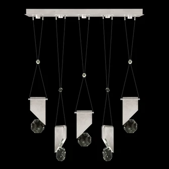 Aria LED Linear Pendant in Brushed Silver (48|100006-1-11111)