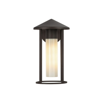 Tenko One Light Exterior Wall Mount in Bronze/Glossy Opal Glass (452|EW526312BZGO)