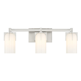 Caldwell Three Light Bathroom Vanity in Satin Nickel (51|8-4128-3-SN)