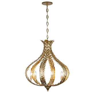 Atlas Six Light Chandelier in Grecian Gold (51|1-4000-6-31)