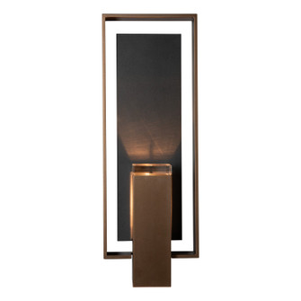 Shadow Box Shadow Box Large w/Slate Outdoor Sconce in Coastal Dark Smoke (39|302604-SKT-77-SL-ZM0546)