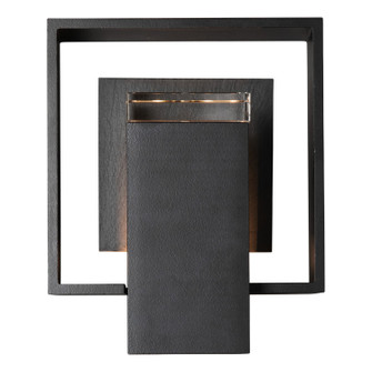 Shadow Box Shadow Box Small w/Slate Outdoor Sconce in Coastal Burnished Steel (39|302600-SKT-78-SL-ZM0546)