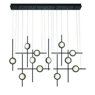 Barletta LED Chandelier in Anodized Black (40|47256-026)