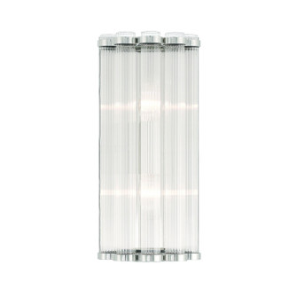 Glasbury Two Light Wall Sconce in Polished Nickel (40|47241-022)