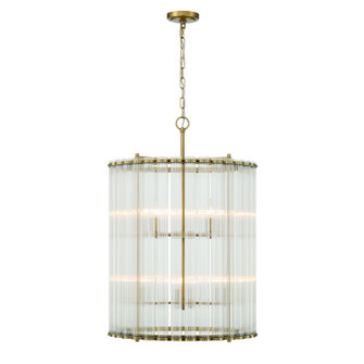 Glasbury Eight Light Chandelier in Gold (40|47238-015)