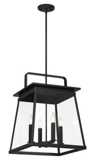 Isla Vista Four Light Outdoor Hanging Lantern in Coal (7|73216-66A)