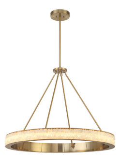 Divinely LED Chandelier in Celeste Brass (7|3888-776-L)