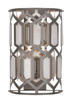 Hexly One Light Wall Sconce in Bronze & Sultry Sliver (7|3582-795)