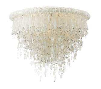 Crystal Reign Three Light Flush Mount in Nickle (29|N1514-613)