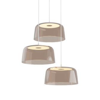 Yurei LED Pendant in Matte White (240|YUP-C3-SW-MWT+STEA)