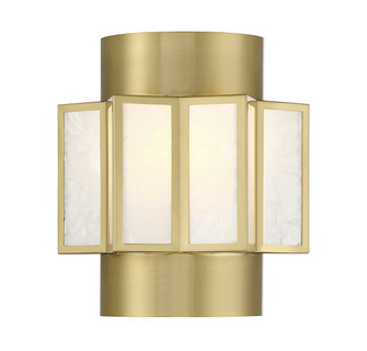 Gideon Two Light Wall Sconce in Warm Brass (51|9-3164-2-322)