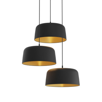 Yurei LED Pendant in Matte Black (240|YUP-C3-SW-MTB+MMBG)