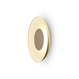 Ramen LED Wall Sconce in Gold w/ Matte White (240|RMW-12-SW-WOK-HW+24BD-GMW)