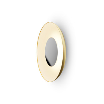 Ramen LED Wall Sconce in Gold w/ Matte White (240|RMW-12-SW-CRM-HW+24BD-GMW)