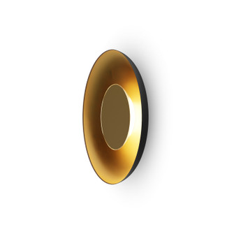 Ramen LED Wall Sconce in Matte Black w/ Gold (240|RMW-12-SW-BRS-HW+24BD-MBG)