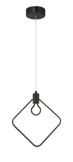 Edison's Outline LED Pendant in Coal Black (42|P1904-66A-L)