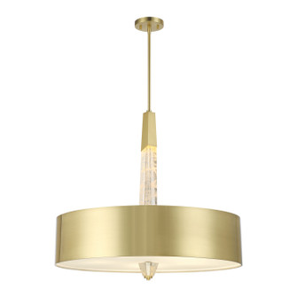 Drifting Droplets LED Pendant in Brushed Brass (42|P1285-859-L)