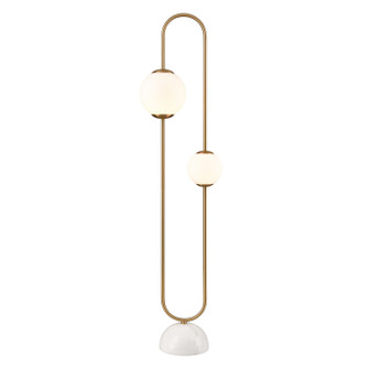 Bendel Two Light Floor Lamp in Aged Brass (45|H0019-11073)