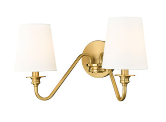 Gianna Two Light Wall Sconce in Modern Gold (224|7509-2S-MGLD)