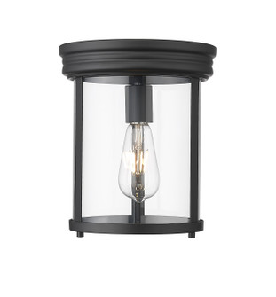 Thayer One Light Flush Mount in Matte Black (224|742F9-MB)