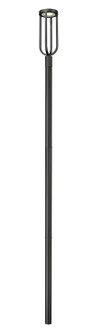 Leland LED Outdoor Post Moun Fixture in Sand Black (224|5005PHB-5009P120-BK)