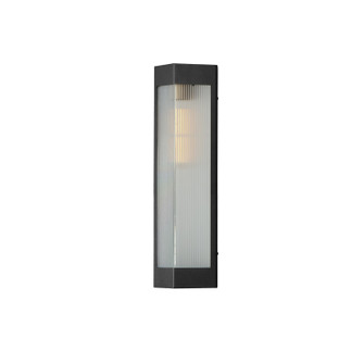 Triform Two Light Outdoor Wall Sconce in Black / Antique Brass (16|30762CRBKAB)