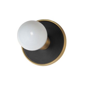 Hollywood LED Wall Sconce in Black / Natural Aged Brass (16|26091BKNAB/BUL)